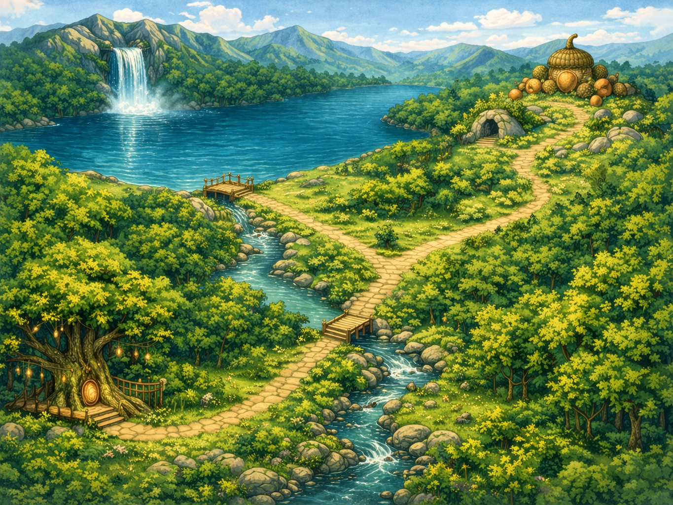 もふぃなの森の地図